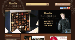 Desktop Screenshot of chocolats-zugmeyer.fr